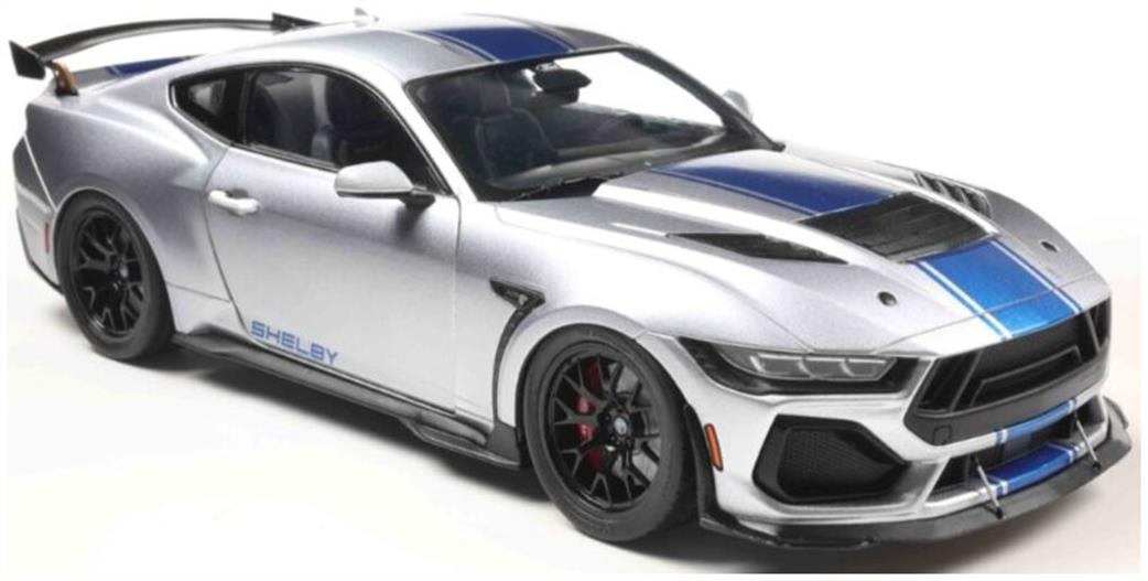 Solido 1/18 S1813803 Shelby Mustang Super Snake Grey 2025 Diecast Model