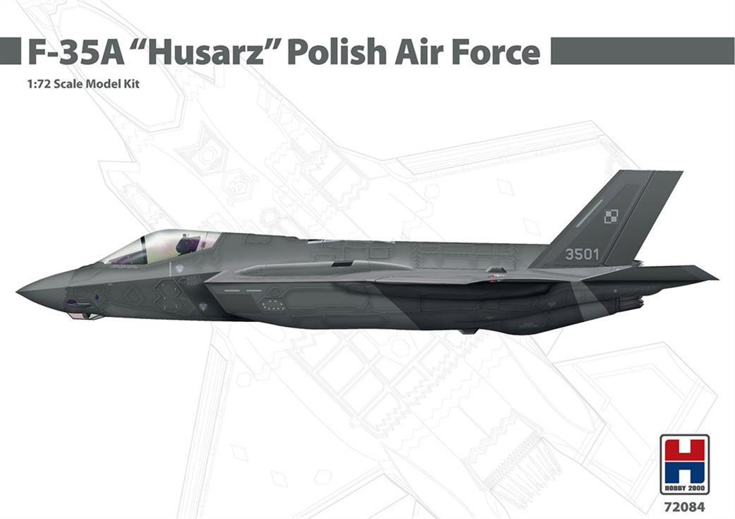 Hobby 2000 1/72 72084 F-35A Husarz PolishAir Force Jet Fighter Model Kit