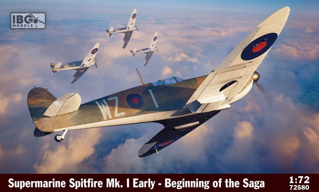 IBG Models 1/72 72580 Supermarine Spitfire Mk.I Early The beginning of the Saga Kit