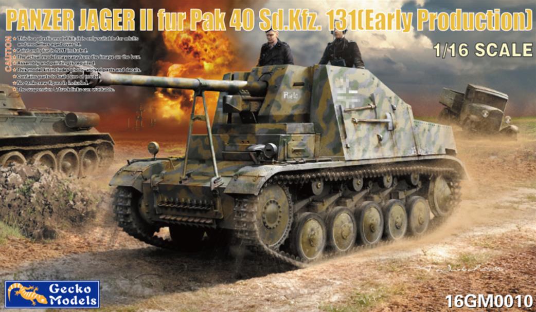 Gecko Models 1/16 16GM0010 Panzer Jager II SdKfz 131 Marder II