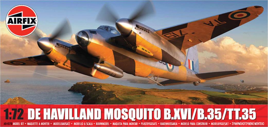 Airfix 1/72 A04070 De Havilland Mosquito B.XVI/B.35/TT.35 Kit