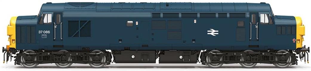 Hornby TT120 TT3057M BR Class 37 Co-Co Diesel Electric 37086 BR Blue