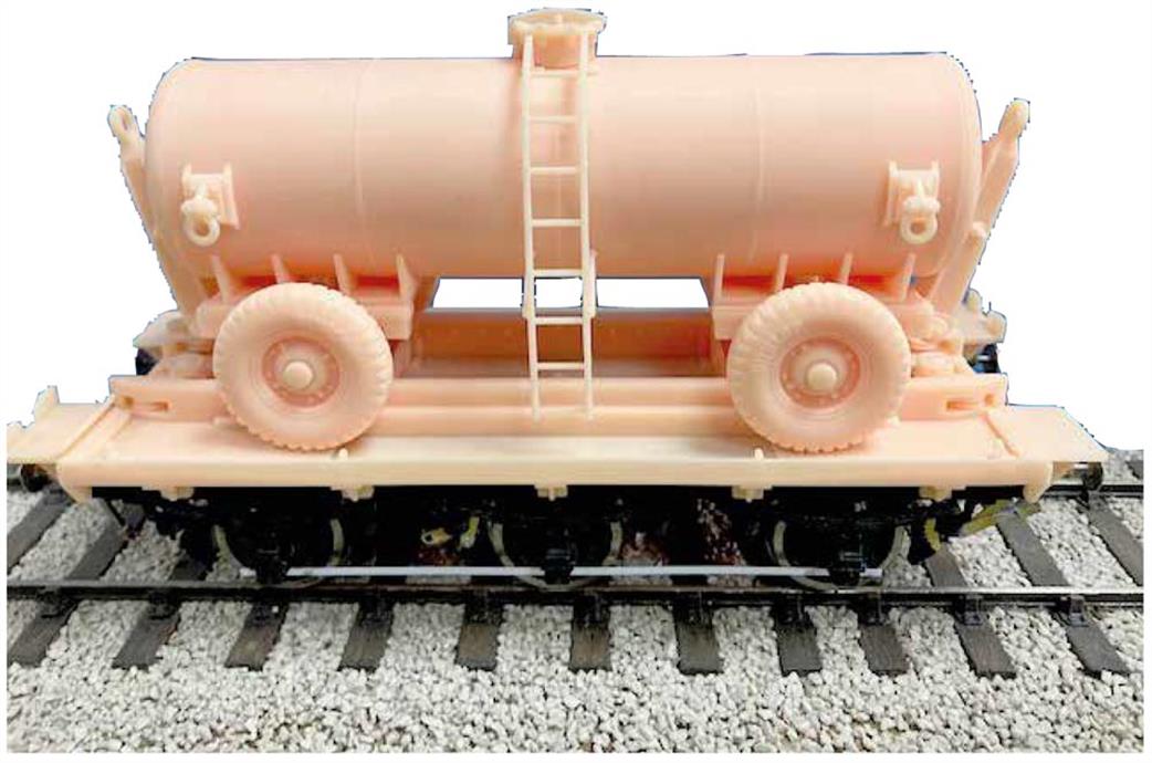 Slaters Plastikard O Gauge GWRROADRAIL GWR Road Rail Tank Wagon Kit