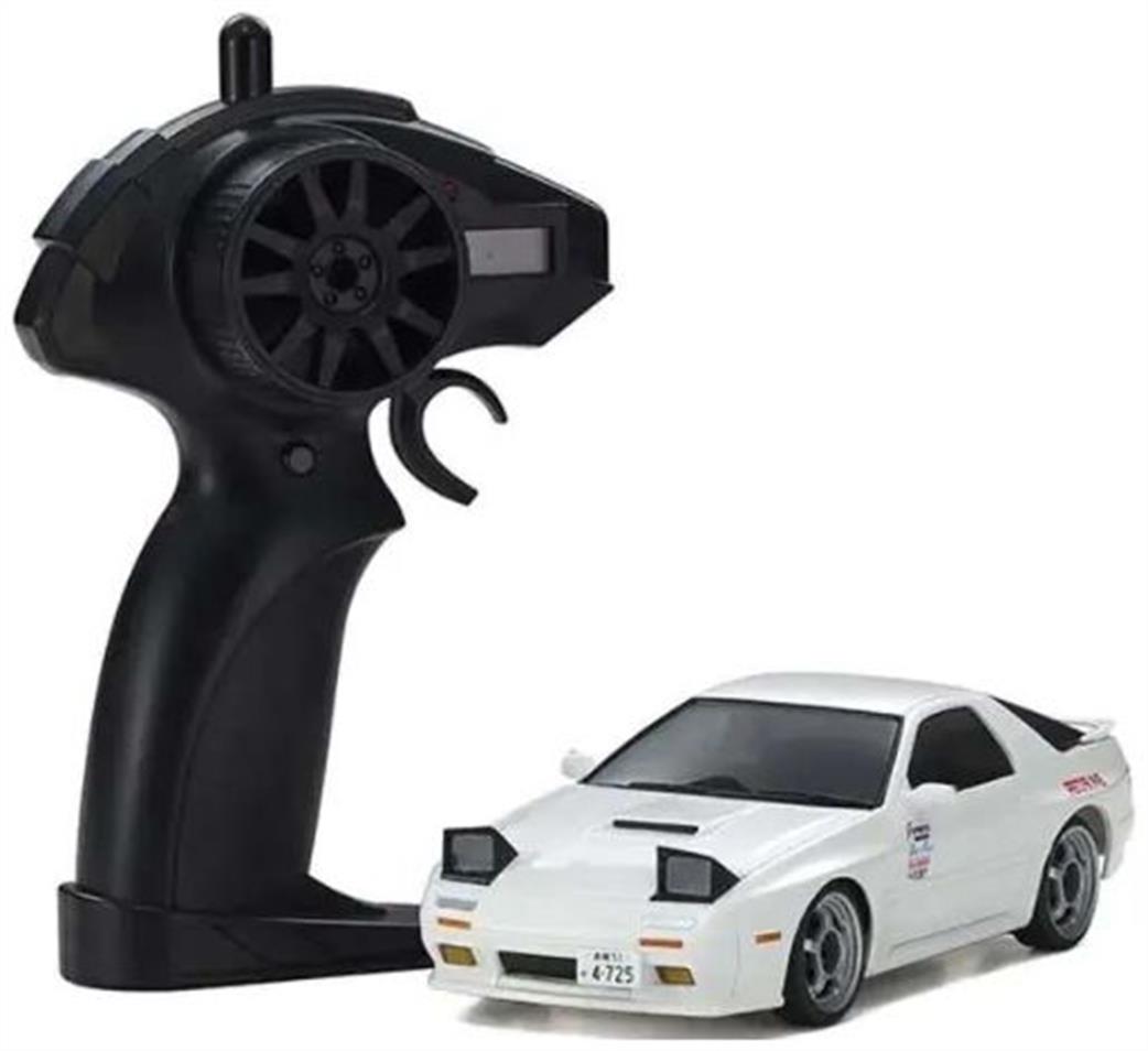 Kyosho 1/28 66602A Initial-D Mazda Savanna RX-7 FC3S White Kyosho First Mini-Z RC Car