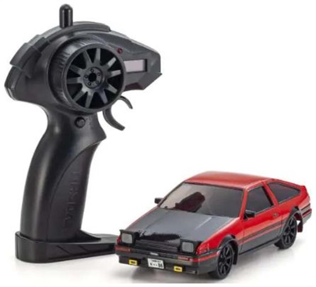 Kyosho 1/28 66613A Toyota Sprinter Trueno AE86 Red/Black Kyosho First Mini-Z RC Car