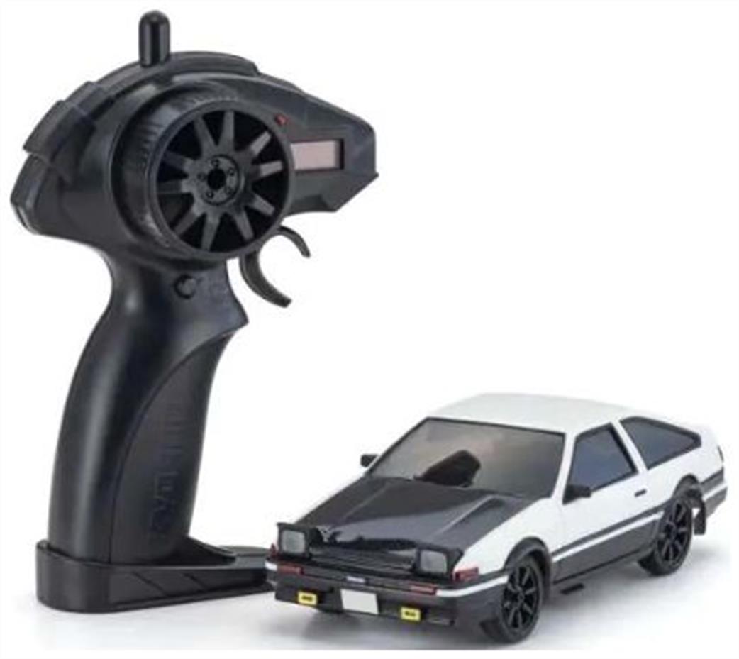 Kyosho 1/28 66617A Initial-D Sprinter Trueno AE86 White/Black Carbon Kyosho First Mini-Z RC Car
