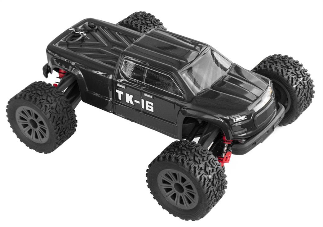 PD Racing 1/16 PD303T-BLACK TK-16 Brushed Truck Mini RC Black Model