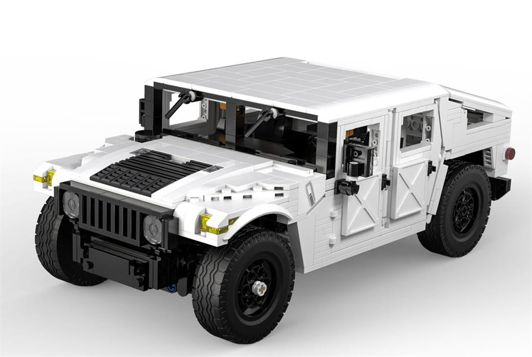 CaDa 1/12 C61027W Humvee Off-Road Truck 1386 pcs Brick Model