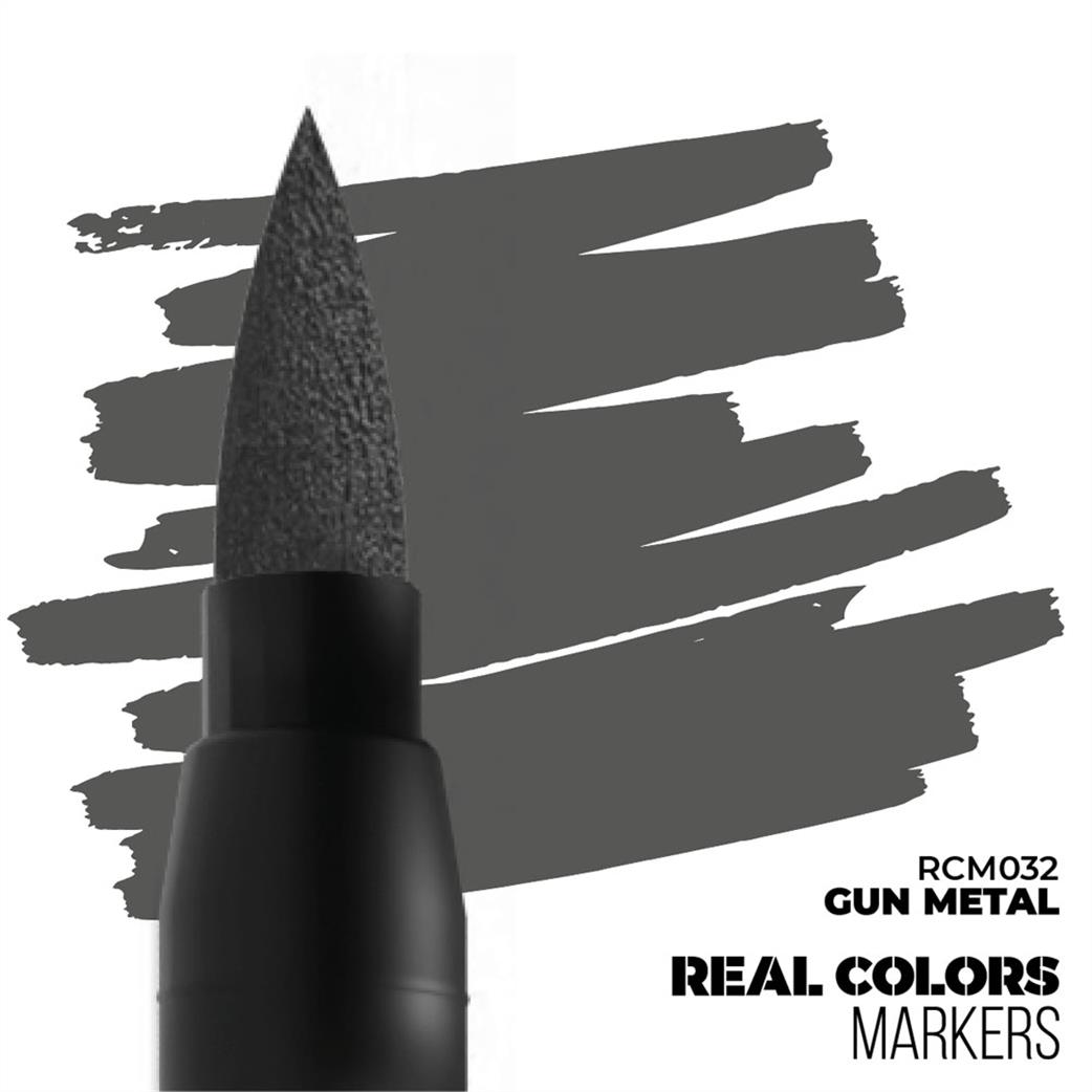 AK Interactive  RCM032 Real Color Marker Gun Metal