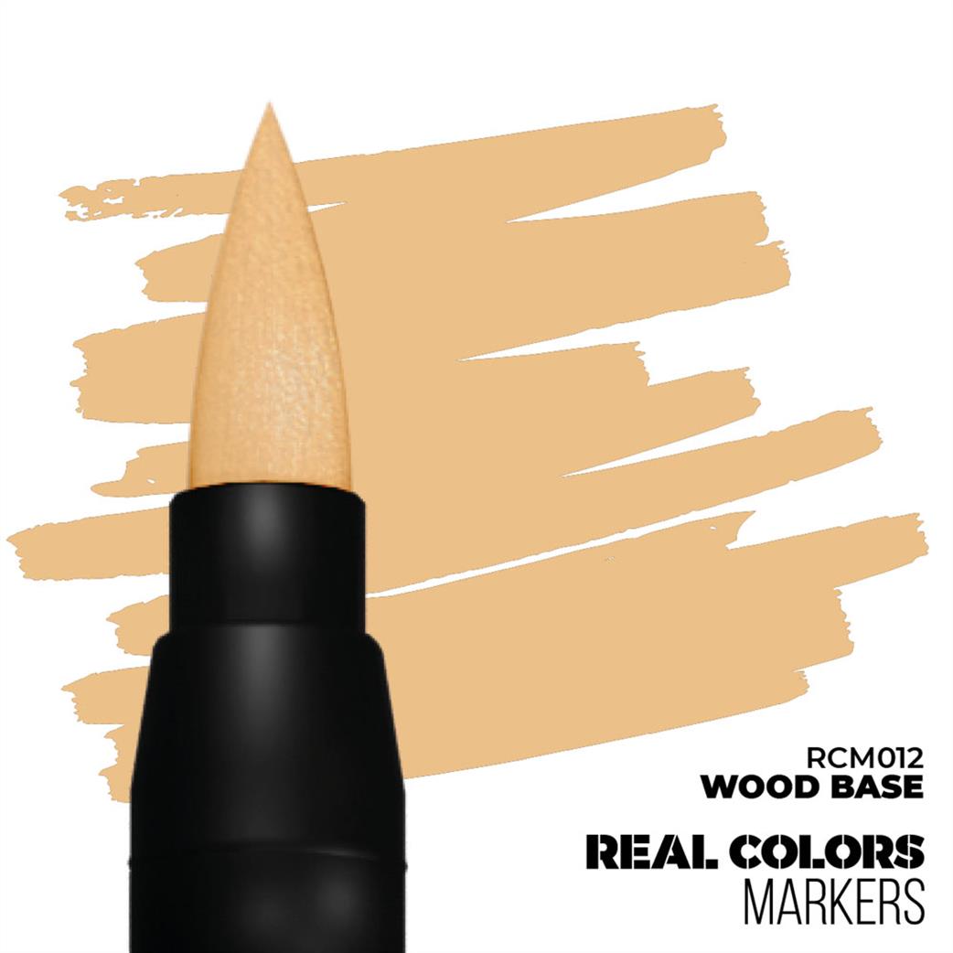 AK Interactive  RCM012 Real Color Marker Wood Base