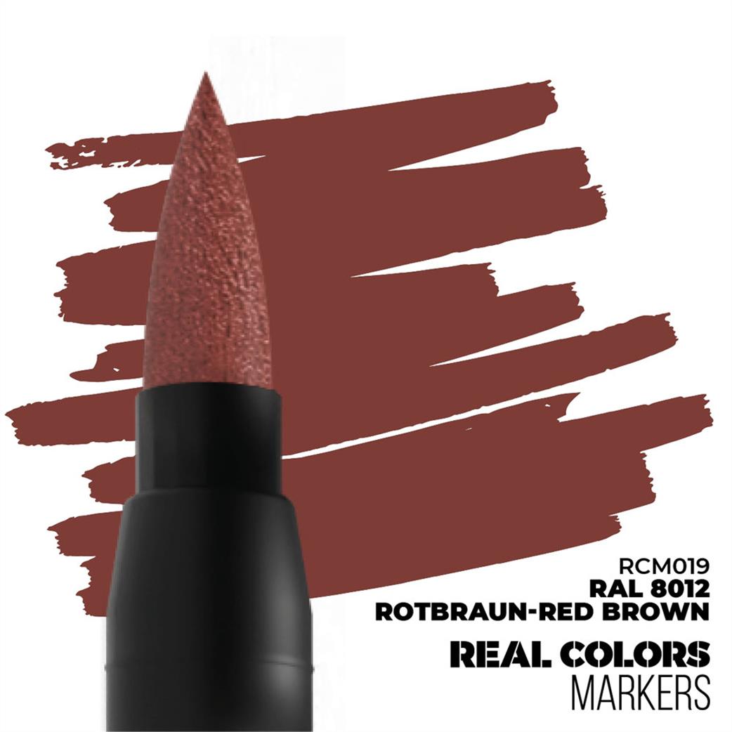 AK Interactive  RCM019 Real Color Marker Rotbraun Red Brown Ral 8012