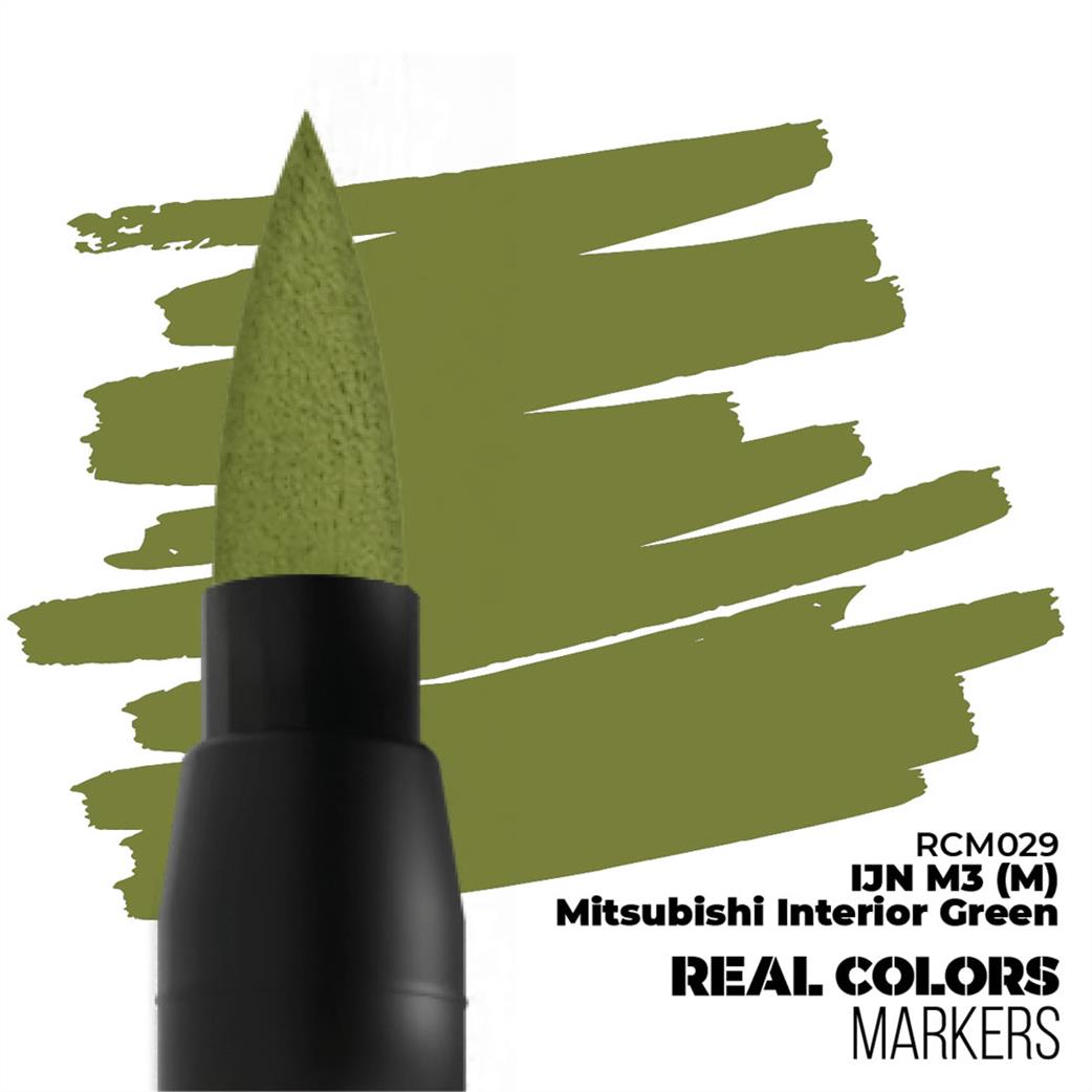 AK Interactive  RCM029 Real Color Marker Ijn M3 Mitsubishi Interior Green