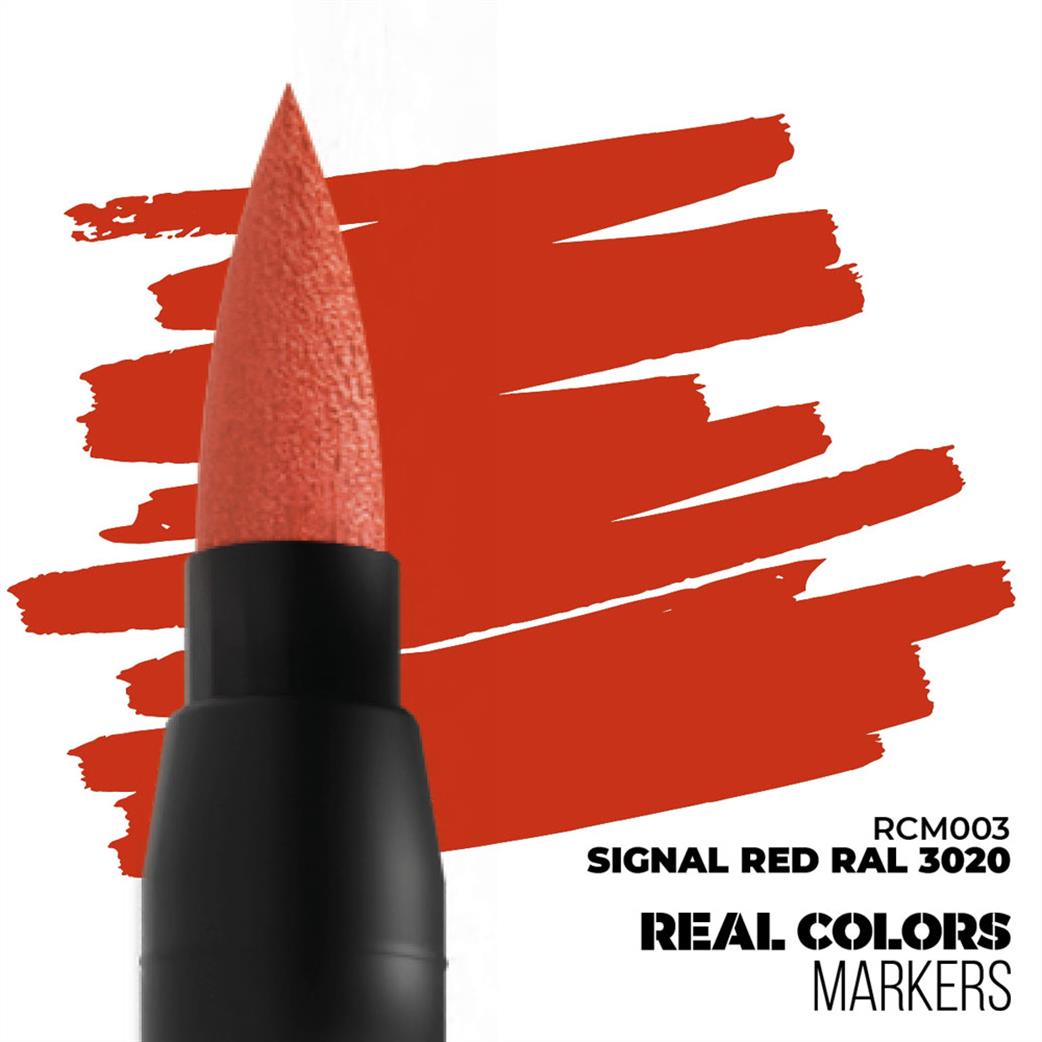 AK Interactive  RCM003 Real Color Marker Signal Red Ral 3020