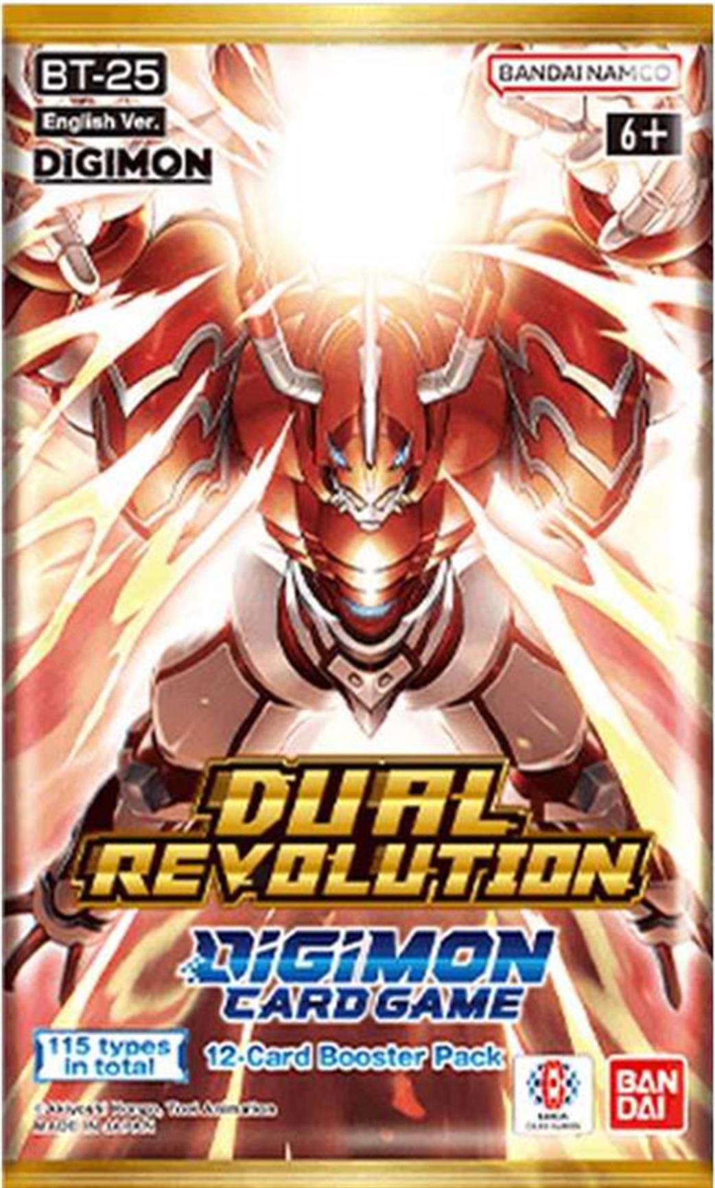 Bandai  BT25 Digimon Dual Revolution Booster