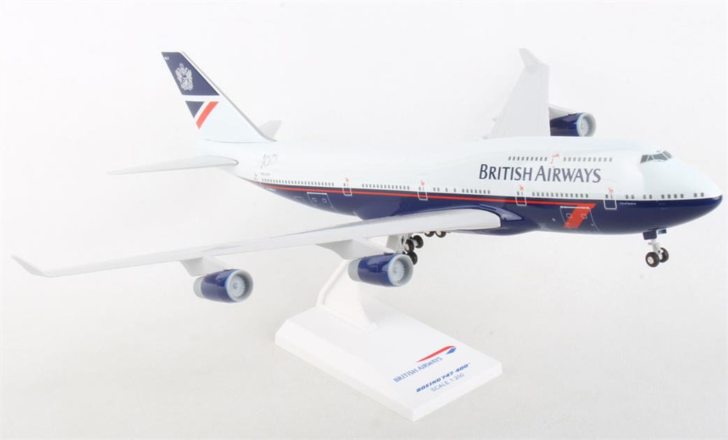 Skymarks 1/200 SKR1030 British Airways B747-400 Landor Retro Livery with Landing Gear