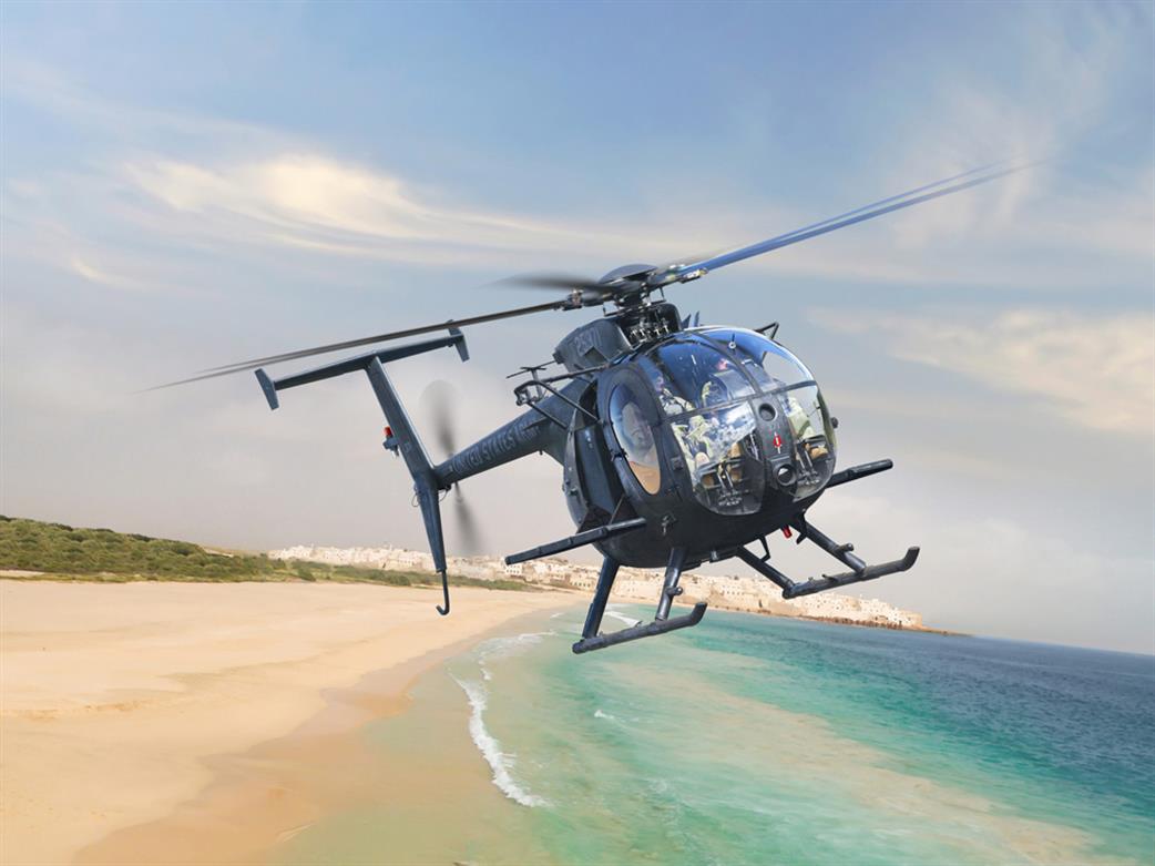 ICM 1/48 48369 MH-6J Little Bird US Special Forces Helicopter Kit