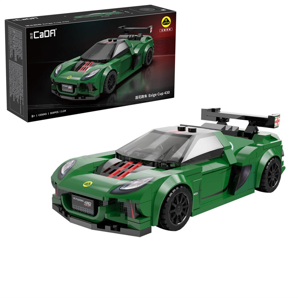 CaDa 1/24th C55043W Lotus Exige Cup 430 Car 319 piece Brick Model