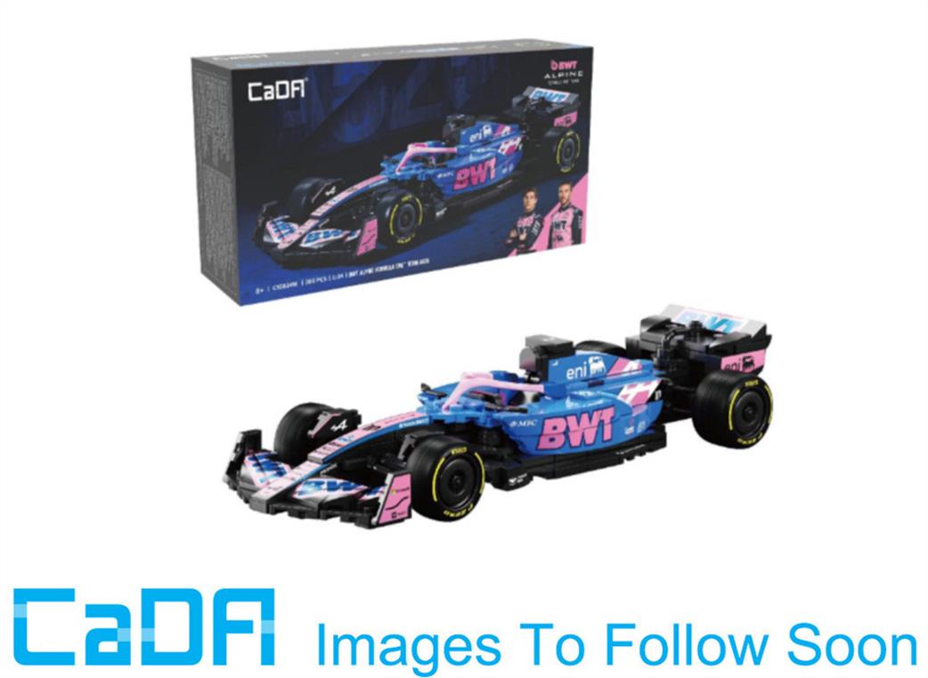 CaDa 1/24th C55024W BWT Alpine F1 Team A525 Racecar 300 piece Brick Model