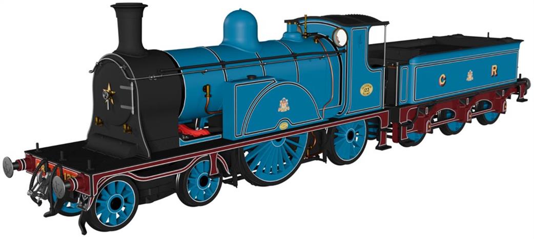 Rapido Trains OO 982001 Caledonian Single No.123 CR Blue Railtour Condition