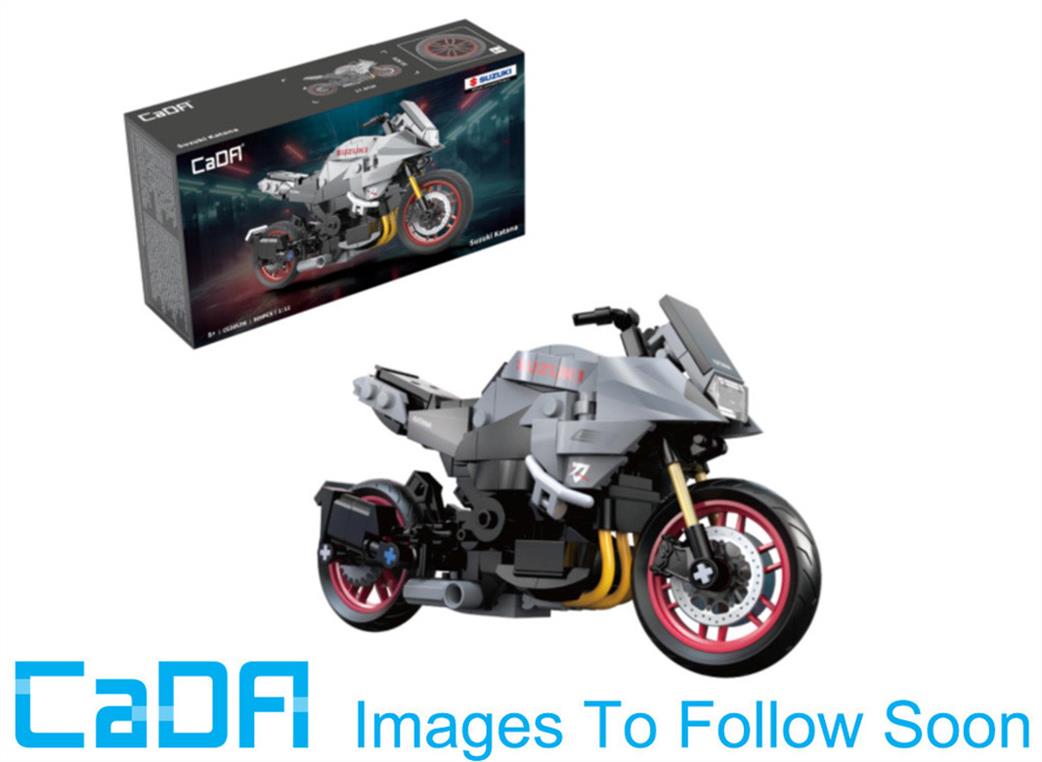 CaDa 1/12th C62052W Suzuki Katana Motor Bike - 310pcs