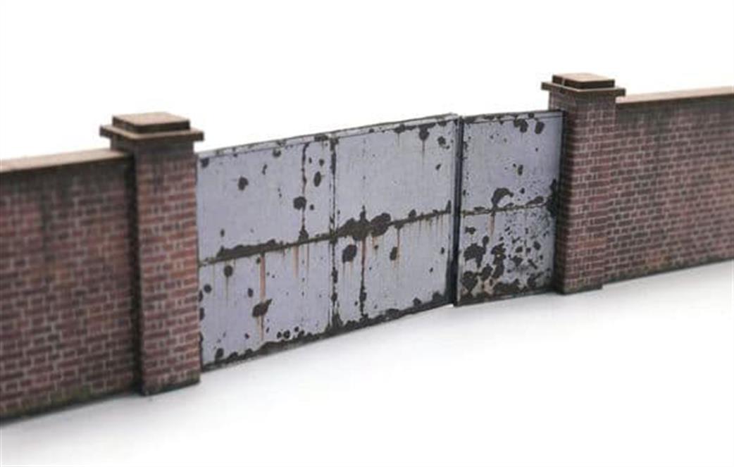 Scale Model Scenery 00 KX002 Old Industrial Red Brick Wall Kit