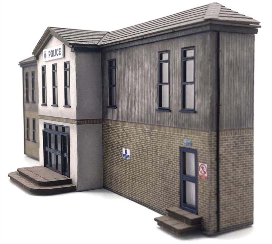 Scale Model Scenery 00 KX109 Low Relief Police Station Kit