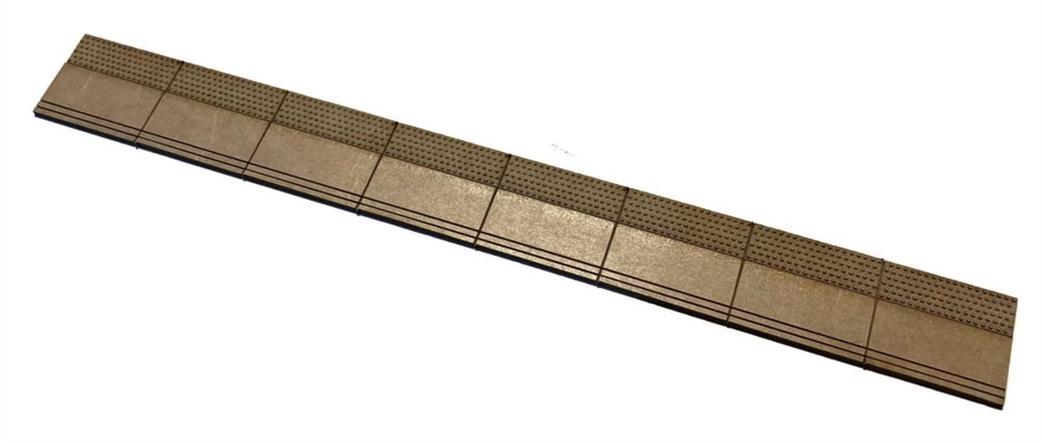 Scale Model Scenery 00 LX213 Platform Coping With Tactile Paving Kit