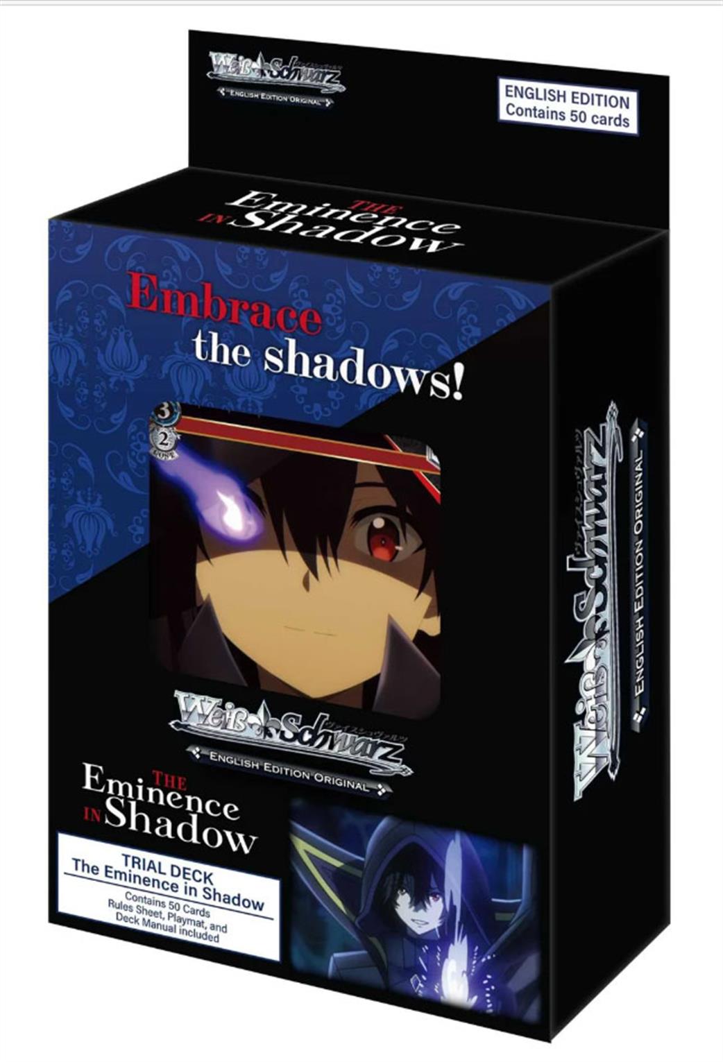 Bushiroad  WSEEISSX07TD Weiss Schwarz The Eminence In Shadow Trial Deck