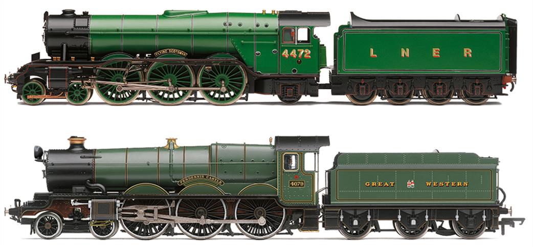 Hornby OO R30465 LNER Flying Scotsman & BR Pendennis Castle in Australia Twin pack