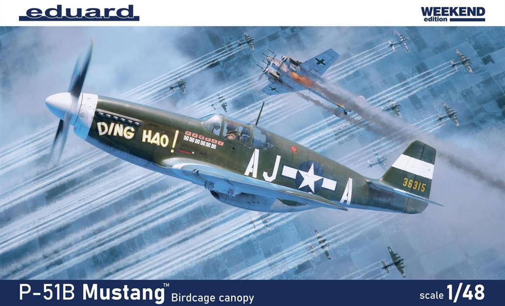 Eduard 1/48 84209 North American P-51B/c Bridcage Weekend Edition Kit