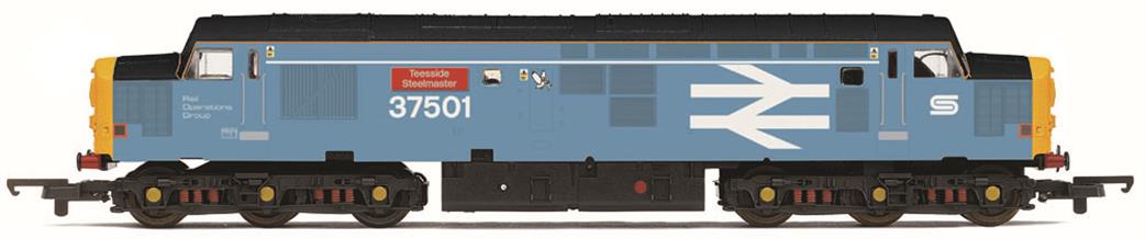 Hornby OO R30545 RailRoad British Steel Class 37 Teesside Steelmaster 37501