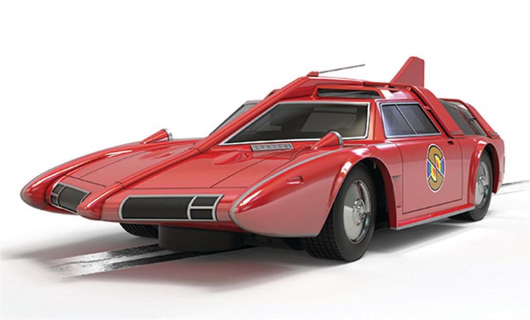 Scalextric 1/32 C4680 Captain Scarlett SPC Chrome Edition Slot Car Model