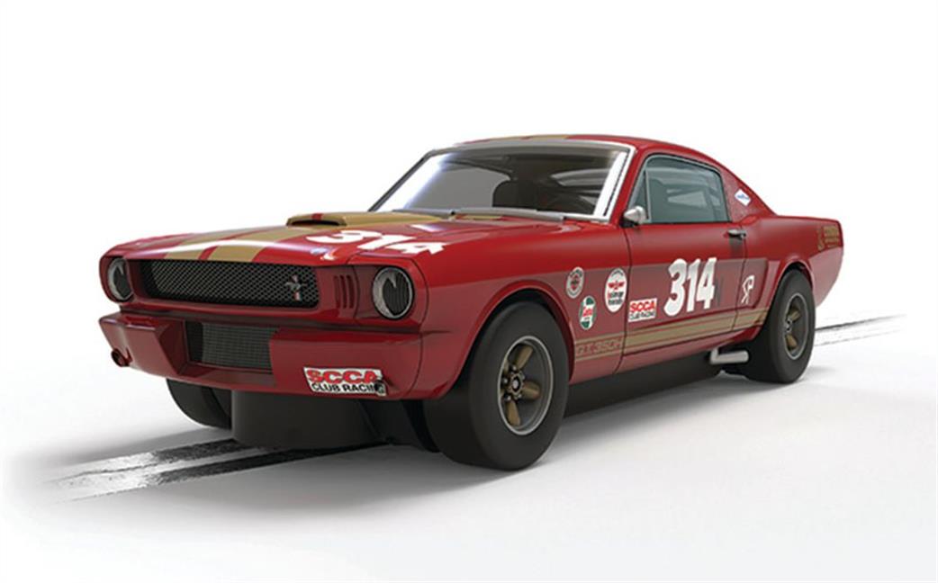 Scalextric 1/32 C4658 Shelby GT350H Red and Gold Slot Car Model