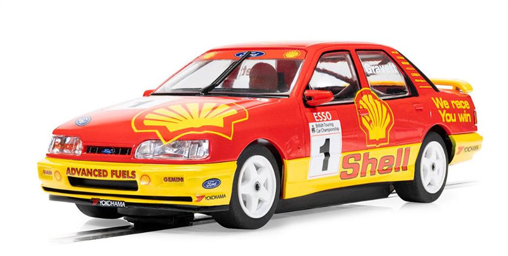 Scalextric 1/32 C4632 Ford Sierra Sapphire BTCC 1990 Rob Gravett Slot Car Model