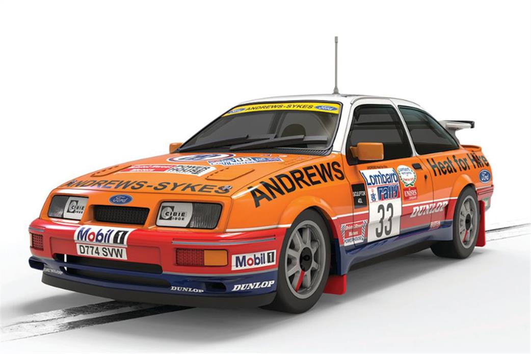 Scalextric 1/32 C4685 Ford Sierra RS Cosworth Heat For Hire Slot Car Model