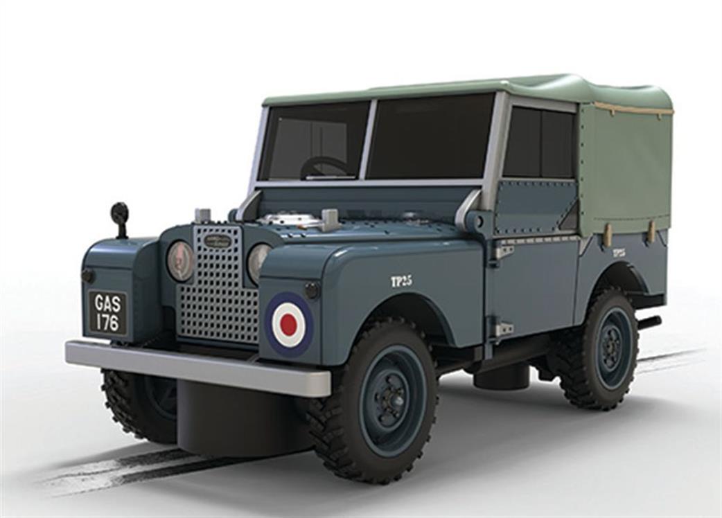 Scalextric 1/32 C4661 Land Rover Series 1 RAF Slot Car Model