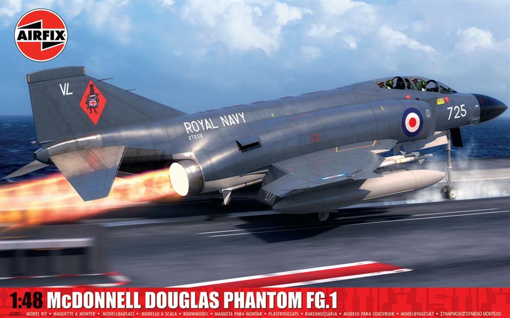 Airfix 1/48 A12015 McDonnell Douglas Phantom FG.1 Kit