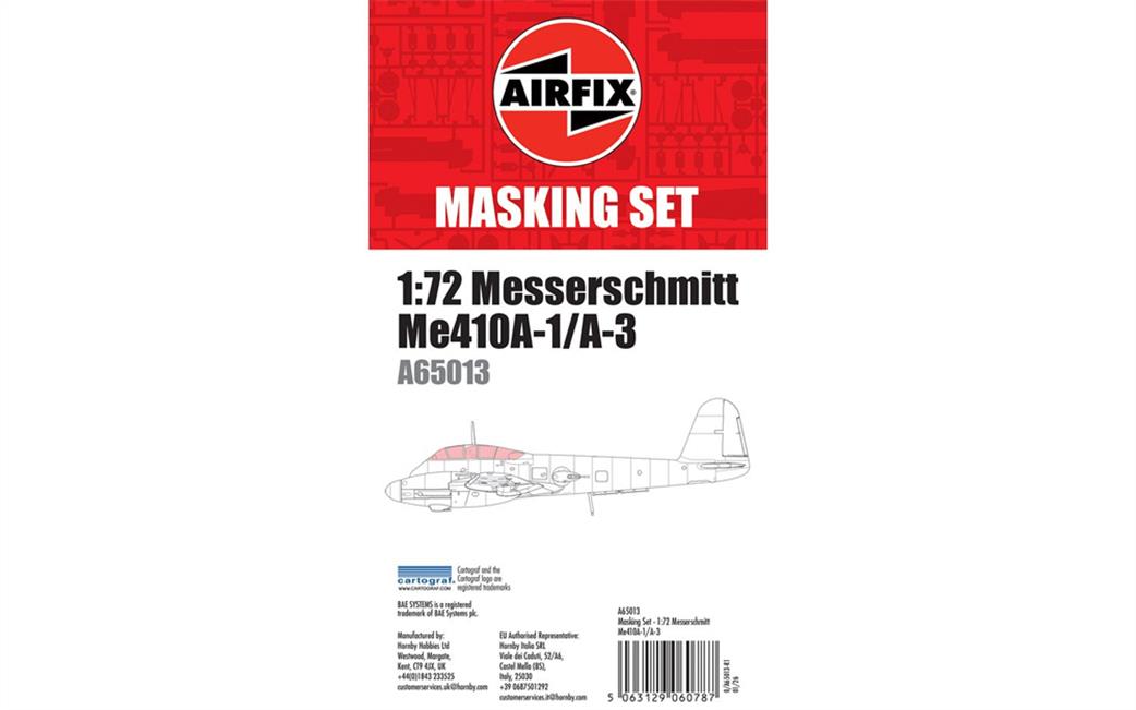 Airfix 1/72 A65013 Masking Set Messerschmitt Me410A/A-3