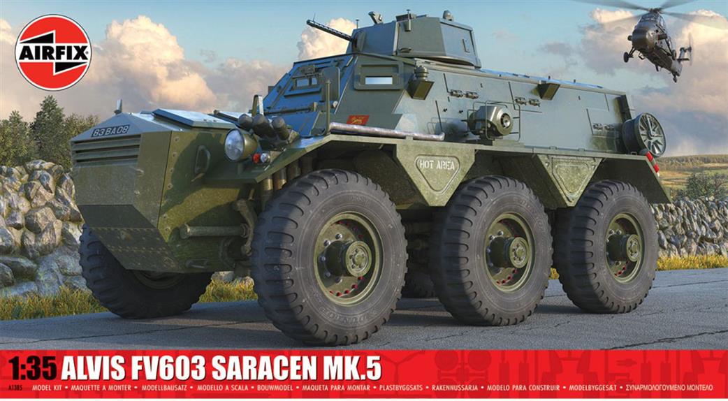 Airfix 1/35 A1385 Alvis FV603 Saracen Mk5 Kit