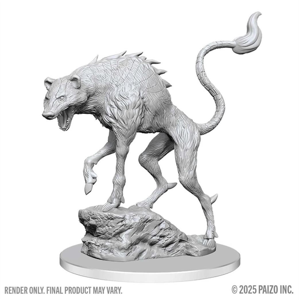 Wizkids  90818 Leucrotta Pathfinder Deep Cuts Unpainted Miniature