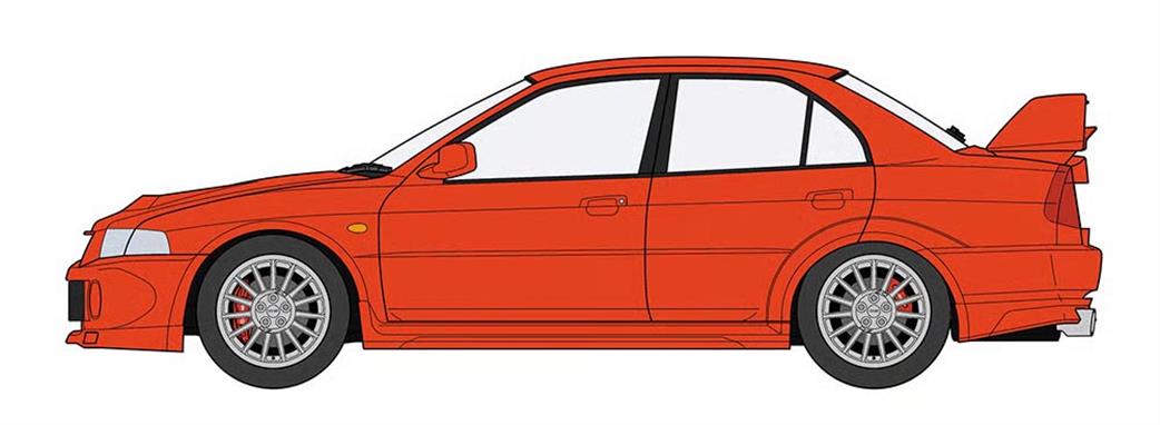 Hasegawa 1/24 20803 Mitsubishi Lancer GSR Evolution VI Low Down Version Kit with 3D Printed Parts
