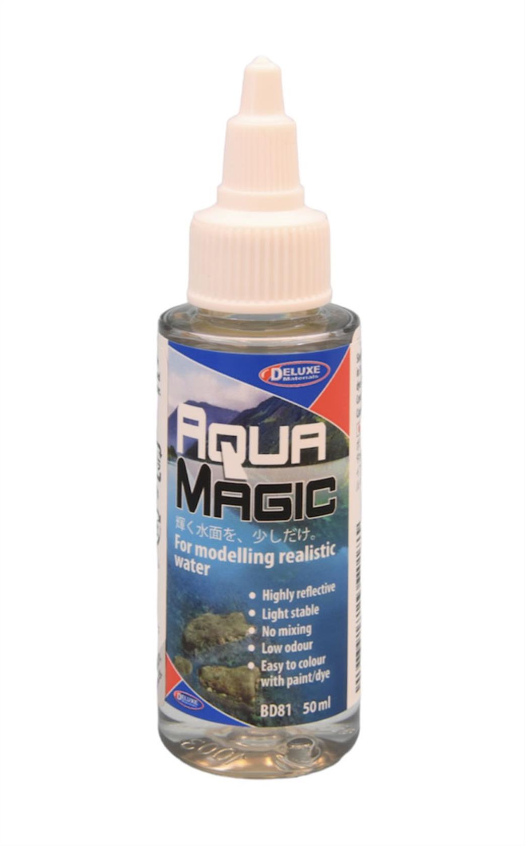Deluxe Materials  BD81 Aqua Magic 50ml for Modelling Realistic Water