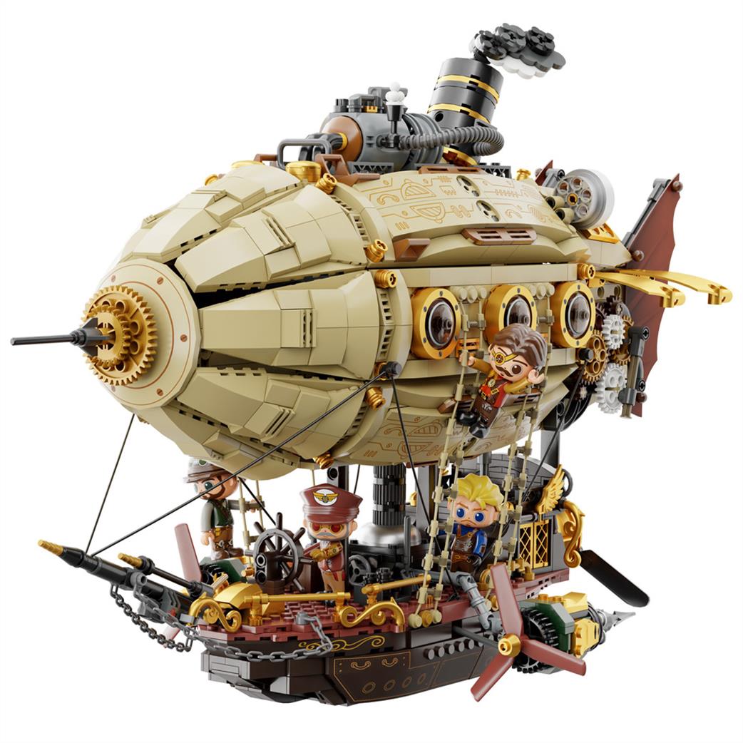Pantasy  85021 Steampunk Airship 1949 pcs Brick Block Construction Kit