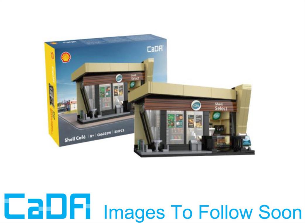 CaDa  C66033W Shell Select Coffee Shop - Cafe 351 Piece Brick Model