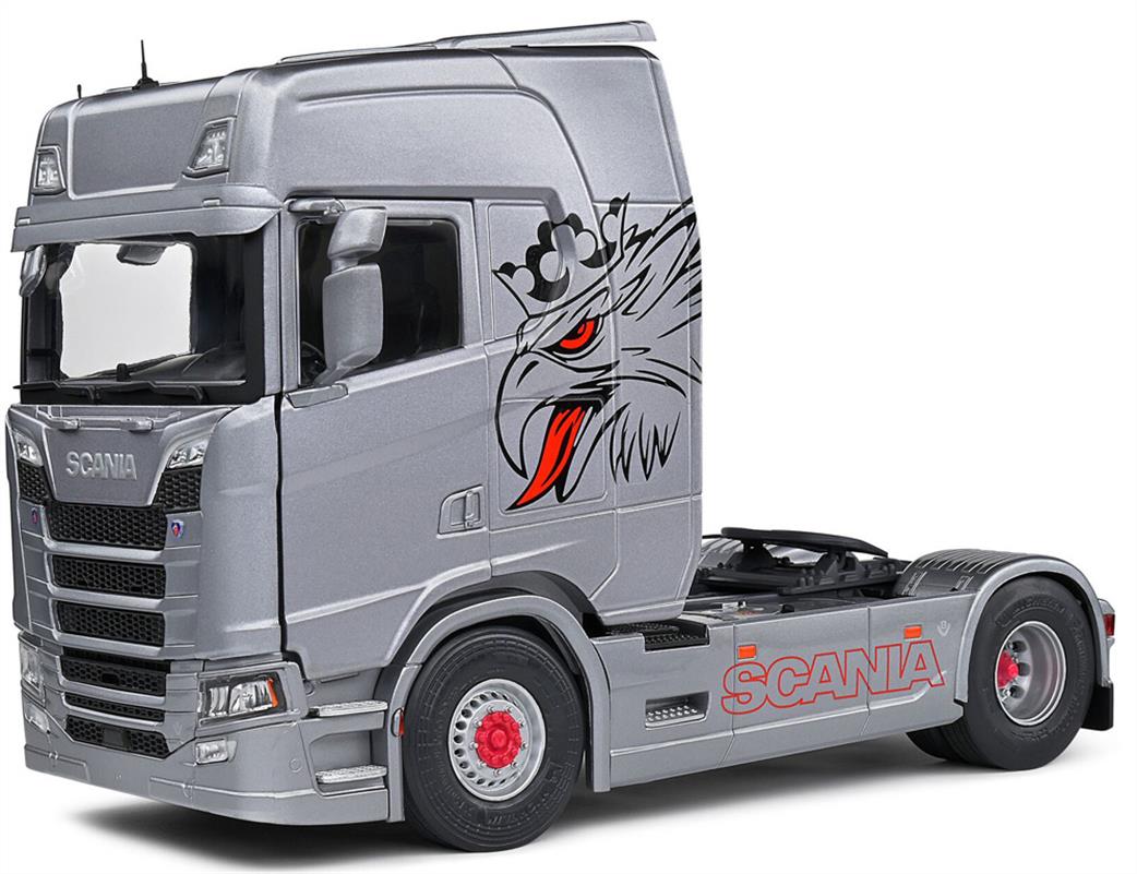Solido 1/24 2400305 Scania 580S Highline Silver 2023 Diecast Model