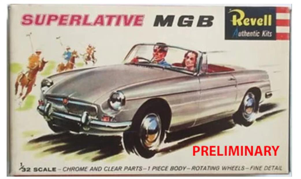 Revell 1/24 07753 MGB Roadster 75 Years Plastic Modelbuilding kit