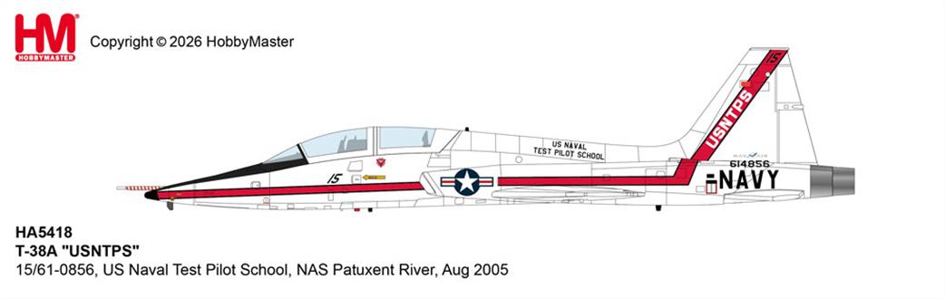 Hobby Master 1/72 HA5418 T-38A USNTPS US Naval Test Pilot School NAS Patuxent River