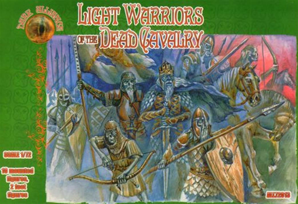 Dark Alliance 1/72 013 Light Warriors of the Dead Cavalry 10 piece Plastic Figure Set
