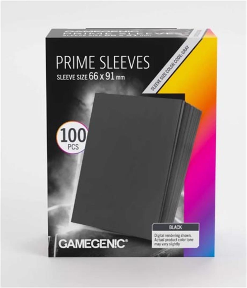 GameGenic GGS10136ML 100 Black Prime Deck Protectors