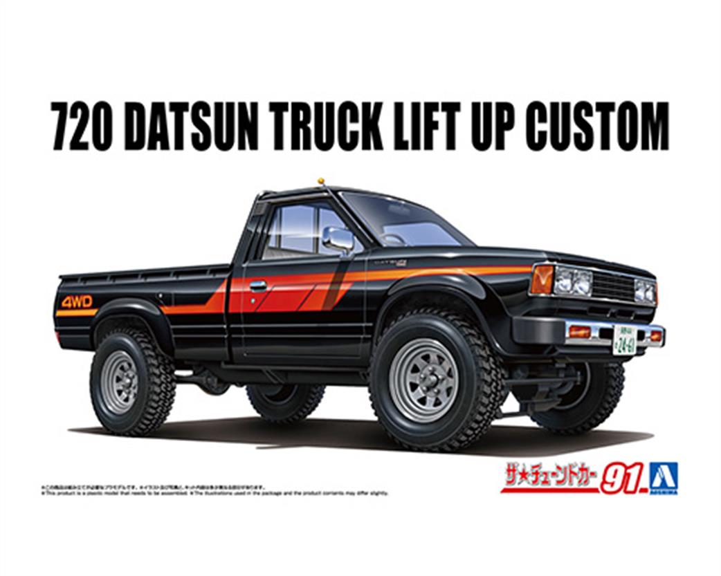 Aoshima 1/24 06850 Datsun 720 Truck Lift Up Custom Car Kit
